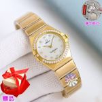 Omega Constellation 28mm Swiss Quartz Movement Women White Dial Watch